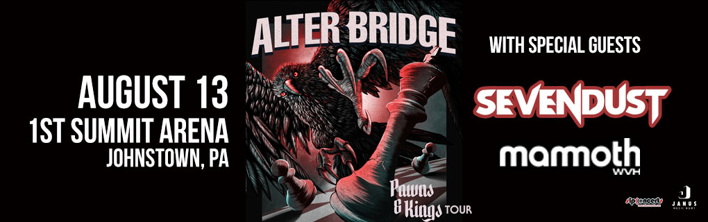 Alter Bridge - Pawns & Kings Tour - Cobb Travel & Tourism