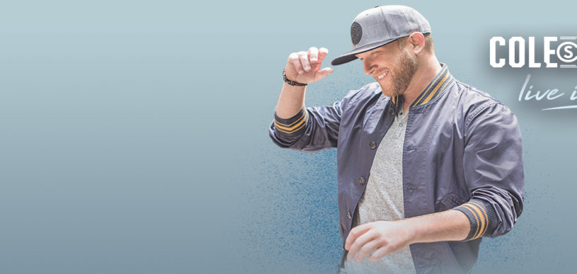 Cole Swindell live in concert banner